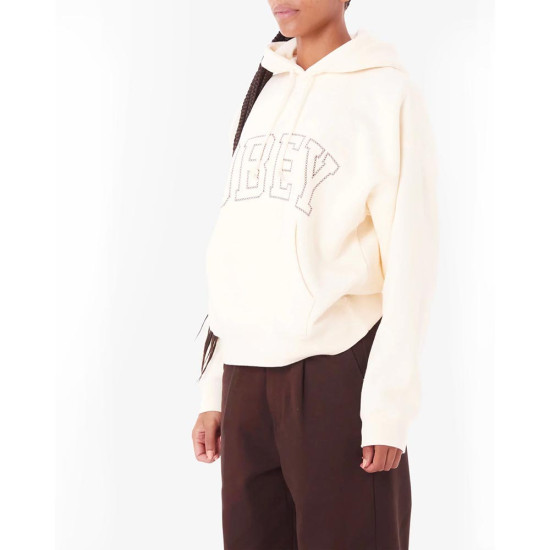 Obey Γυναικείο φούτερ Cross Stitch Collegiate Hood Fleece